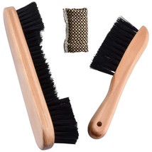 Billiards Pool Table And Rail Brush Set With Cloth Cue Shaft Slicker ( - £18.17 GBP