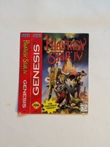 1994 Phantasie Star IV 4 Sega Genesis Authentisch Packung Slide Abdeckung - $82.35