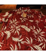 NEW Caribbean Joe Mens Hawaiian Shirt Short Sleeve Button Up Tropical si... - $24.55