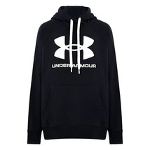 NEW Under Armour Womens Rival Fleece Sportstyle Long Sleeve Graphic Hoodie - £29.16 GBP