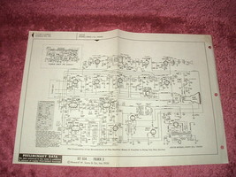 ALTEC-LANSING  205, 206 Television Chassis Schematic ARVIN 4080T Chassis... - $6.00
