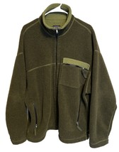 Vintage Mens Patagonia Fleece Full Zip Jacket Made In USA Sz XL Green Po... - $940.64 MXN