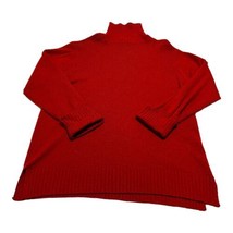Carolina Colours Womens Red Long Sleeve Turtleneck Sweater 20W Plus Size Comfy - £22.41 GBP
