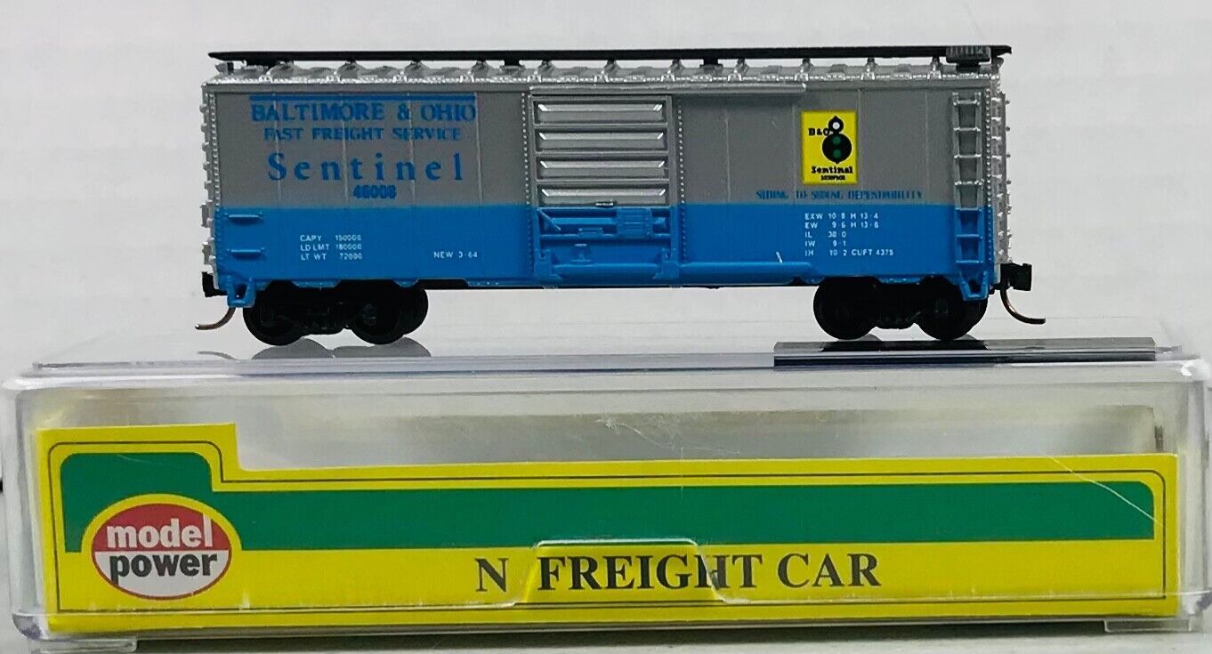 Primary image for Model Power - N Scale - B & O Sentinel Box Car 46008 - No. 3701