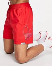 Adidas Originals FTO Swim Shorts Red MSRP: $45.00 &quot;X-Large&quot; LR3 - £20.32 GBP