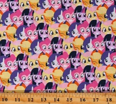 Cotton My Little Pony Ponies Unicorns Kids Girls Fabric Print by Yard D583.68 - £12.78 GBP