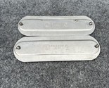 Lot of 2 Killark OL-60 2&quot; Conduit Outlet Body Cover Used - £14.00 GBP