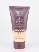 Burts Bees Goodness Glows Tinted Moisturizer 1 oz Sealed 2015 Buff - £25.45 GBP