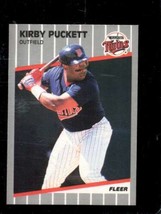 1989 Fleer #124 Kirby Puckett Nmmt Twins Hof Nicely Centered *X88092 - £1.91 GBP
