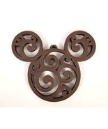 Mickey Themed Head Ears Swirl Design Christmas Ornament Made in USA PR22... - £3.98 GBP