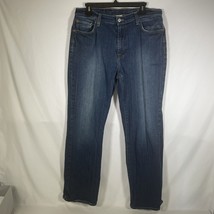 Lucky Brand Blue Jeans Mens Size 34x31 Bootcut Regular Length Dark Denim - £10.90 GBP