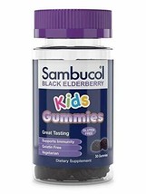 Sambucol Black Elderberry Kids Gummies, 30 Count - £12.68 GBP