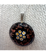 Murano Glass, Handcrafted Unique Jewelry, Big Size Pendant &amp; 925 Sterlin... - $67.95 CAD