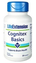 MAKE OFFER! 5 Pack Life Extension Cognitex Basics 30 softgels brain memory image 2