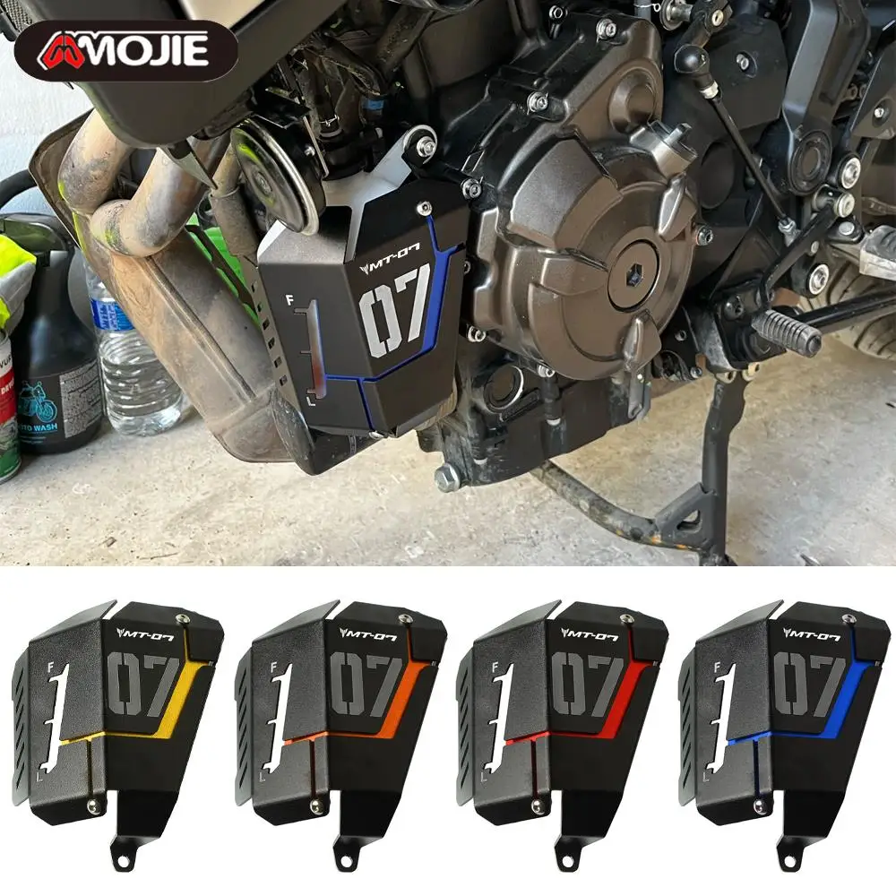 Radiator Guard Coolant Recovery Tank Shielding Cover For Yamaha MT-07 MT07 FZ07 - £17.59 GBP+
