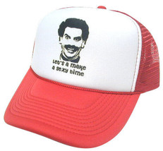 Borat Sexy Time Trucker Hat mesh hat snapback hat red New unworn - £11.88 GBP