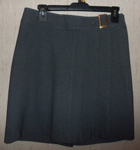 Excellent Womens Lizgolf By Liz Claiborne Gray Pleated Wrap Look Skort Size 6 - £20.14 GBP