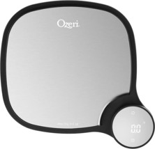 Ozeri Stainless Steel Kitchen Scale, 0.1 G (0.01 Oz) Weighing Technology, Black - £24.36 GBP