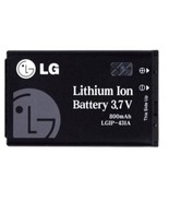 Genuine Battery Replacement LGIP-431A 3.7 V For LG UX220 CB360 CE110 CP1... - $8.06