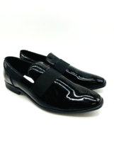 INC International Concepts Men Dash Patent Loafers Dress Shoes- Black, U... - $23.76