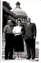 RPPC Posing at The US Capitol 1959 Rickens, Erickses and Lloyd Kirby Pos... - $12.95