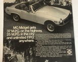 1976 MG Midget vintage Print Ad Advertisement British Leyland pa9 - $7.91