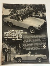 1976 MG Midget vintage Print Ad Advertisement British Leyland pa9 - £6.22 GBP