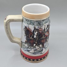 1988 BUDWEISER Beer Holiday Stein Collector’s Series Mug, Anheuser-Busch - $12.88