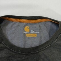 Carhartt Force Relaxed Fit Men's Gray Cotton Blend Short Sleeve T-Shirt Size 2XL image 4
