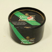 Johnson Paste Wax by SC Johnson 16 Oz 95% Full Vintage Green &amp; Black Label - $63.00