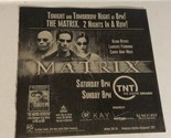 The Matrix Tv Guide Movie Print Ad Keanu Reeves Carrie Anne Moss Tpa14 - £4.72 GBP
