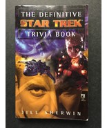 The Definitive Star Trek Trivia Book by Jill Sherwin (2000, Paperback) - $46.74 MXN