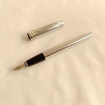 Cross Bailey Chrome Polished Fountain Pen - £60.80 GBP