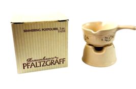 Pfaltzgraff Remembrance Candle Votive Holder Burner Melt Simmering Potpourri VTG - $30.44