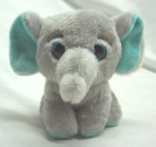 Russ Li&#39;l Peepers Cute Mini Elephant W/ Blue Eyes 4&quot; Plush Stuffed Animal Toy - £11.68 GBP