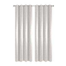 Anyhouz 250cm Curtain Beige Modern Waffle Plaid for Living Room Bedroom Dining B - $156.00