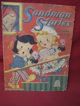 Vintage 1943 &quot; Sandman Stories&quot; Cloth Children&#39;s Story Book - £19.37 GBP