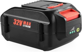 Replacement Worx 32V Battery For Wg175.1, Wg275, Wg575.1, And Wg924.4 To... - $64.97