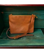 Fossil Sadie Crossbody Bag Pebble Leather Triple Compartment Adjustable ... - £24.99 GBP