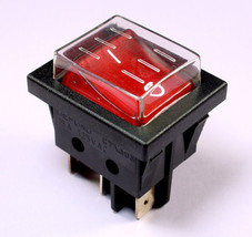 1pc Defond SPST Lighted Rocker Switch, On/Off, with Cover, 15A 125VAC, 1... - £8.45 GBP