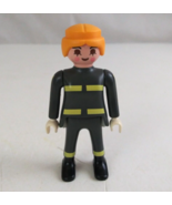 1997 Geobra Playmobil Firewoman 2.75&quot; Toy Figure - $18.81 CAD