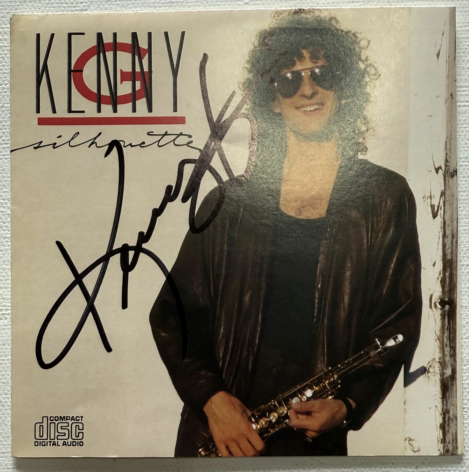 Kenny G Signed Autographed &quot;Silhouette&quot; Music CD Compact Disc Cover - $39.99