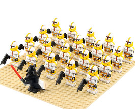 21pcs Star Wars 327th Star Corps Army Set Darth Vader Minifigure Building Blocks - £21.08 GBP