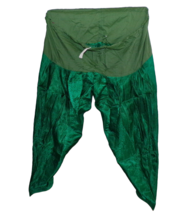 Vintage Embossed Green silk Harem Baggy Gypsy Boho Hippie Yoga Pants Unisex - £19.12 GBP
