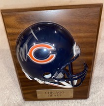 Rw Mcquarters #21 Autographed Nfl Chicago Bears Wood Plaque - £79.06 GBP