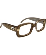Gucci Sunglasses Frame Only GG 2407/N/S 3NR Gold on Brown Rectangular It... - $336.79 CAD