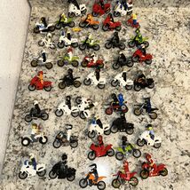 Lego City Motorcycle &amp; Bike Lot Of 40 With Riders Police, Racers, Huge Lot - $176.42