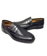 BRUNO MAGLI MEN'S LASTRA WOVEN LEATHER SLIP ON LOAFER SHOES BLACK  SIZE ... - $175.00