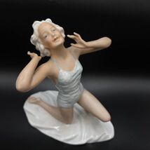 1950 Unterweissbach Art Deco Vintage Porcelain Figure Statue Bikini Girl... - $500.00