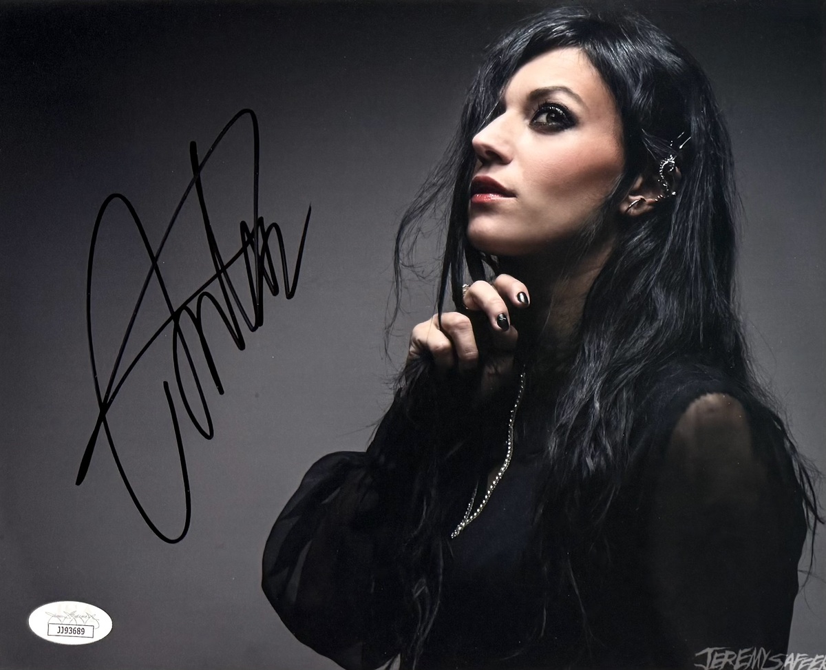 CRISTINA SCABBIA Signed Autograph 8x10 PHOTO LACUNA COIL JSA CERT JJ93689 - $59.99